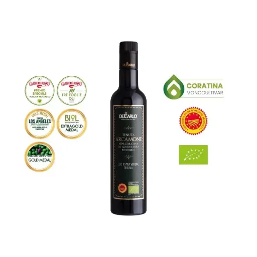 HUILE D'OLIVE TENUTA ARCAMONE 250ml 100% Coratina — De Carlo, Bitritto, Puglia