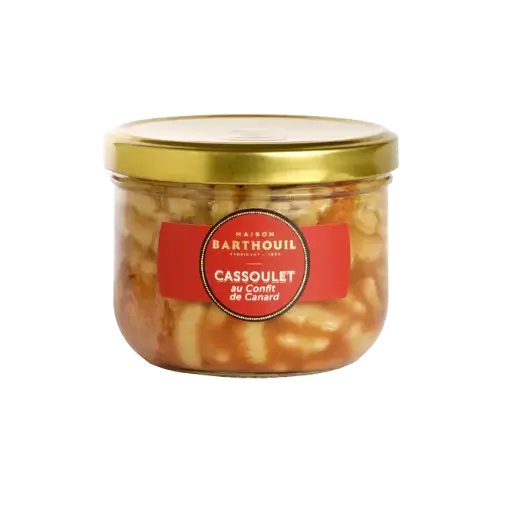 CASSOULET AU CONFIT DE CANARD BOCAL 425G  — Maison Barthouil, Peyrehorade, Landes