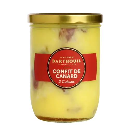 CONFIT DE CANARD 2 CUISSES  — Maison Barthouil, Peyrehorade, Landes