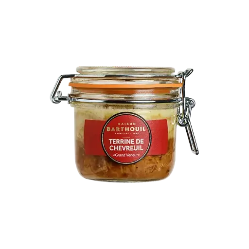 TERRINE DE CHEVREUIL GRAND VENEUR 190G  — Maison Barthouil