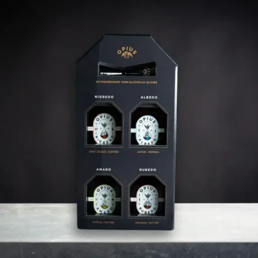 OPIUS GIFT SET 4 MINI BOTTLES  — Opius Distillery, Merelbeke, Oost—Vlaanderen