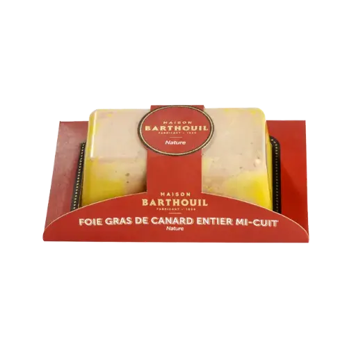 FOIE GRAS DE CANARD TERRINE NATURE 200G  — Maison Barthouil, Peyrehorade, Landes