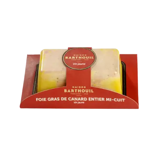 FOIE GRAS DE CANARD TERRINE AU VIN JAUNE 200G  — Maison Barthouil, Peyrehorade, Landes