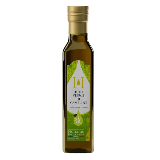HUILE VIERGE DE CAMELINE 25cl — Huilerie Beaujolaise, Beaujeu, Rhône
