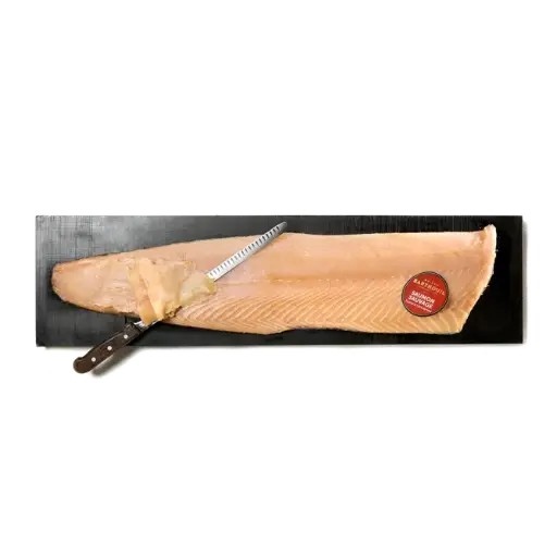 SAUMON FUMES SAUVAGE Alaska Bande — Maison Barthouil, Peyrehorade, Landes