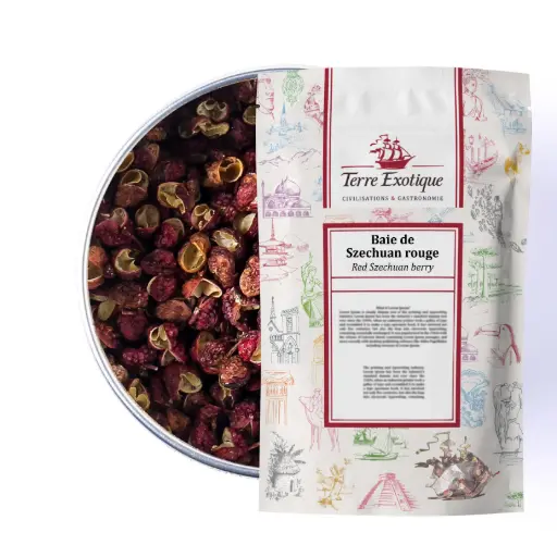 BAIE DE SZECHUAN ROUGE 500 G — Terre Exotique, Rochecorbon, Loire