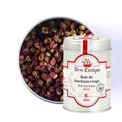 BAIE DE SZECHUAN ROUGE 30g — Terre Exotique, Rochecorbon, Loire