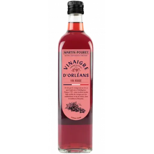 VINAIGRE D'ORLÉANS DE VIN ROUGE Vielli 12 mois en fût de chêne 75cl — Martin Pouret, Orléans, Loire