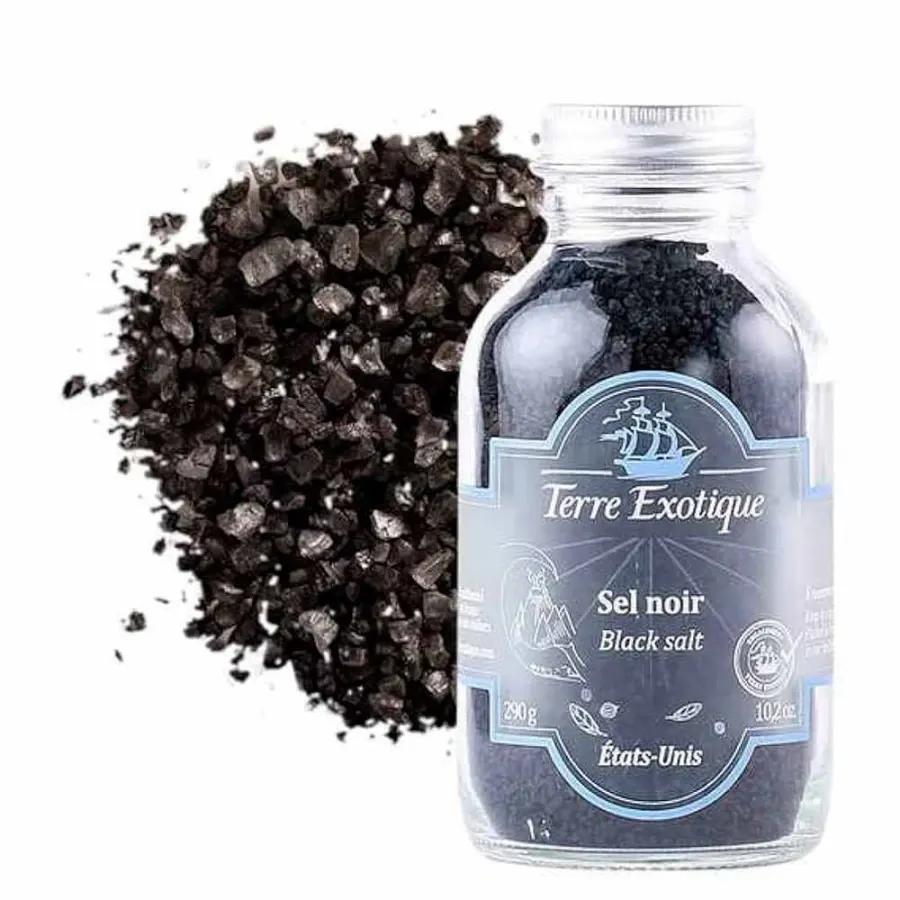 SEL NOIR en Cristaux 290g — Terre Exotique, Rochecorbon, Loire